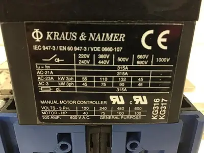 USED KRAUS & NAIMER KG 316