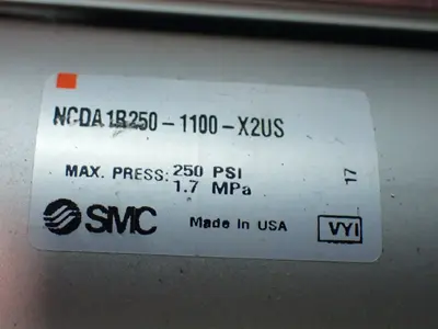 Smc  250psi Pneumatic Cylinders.