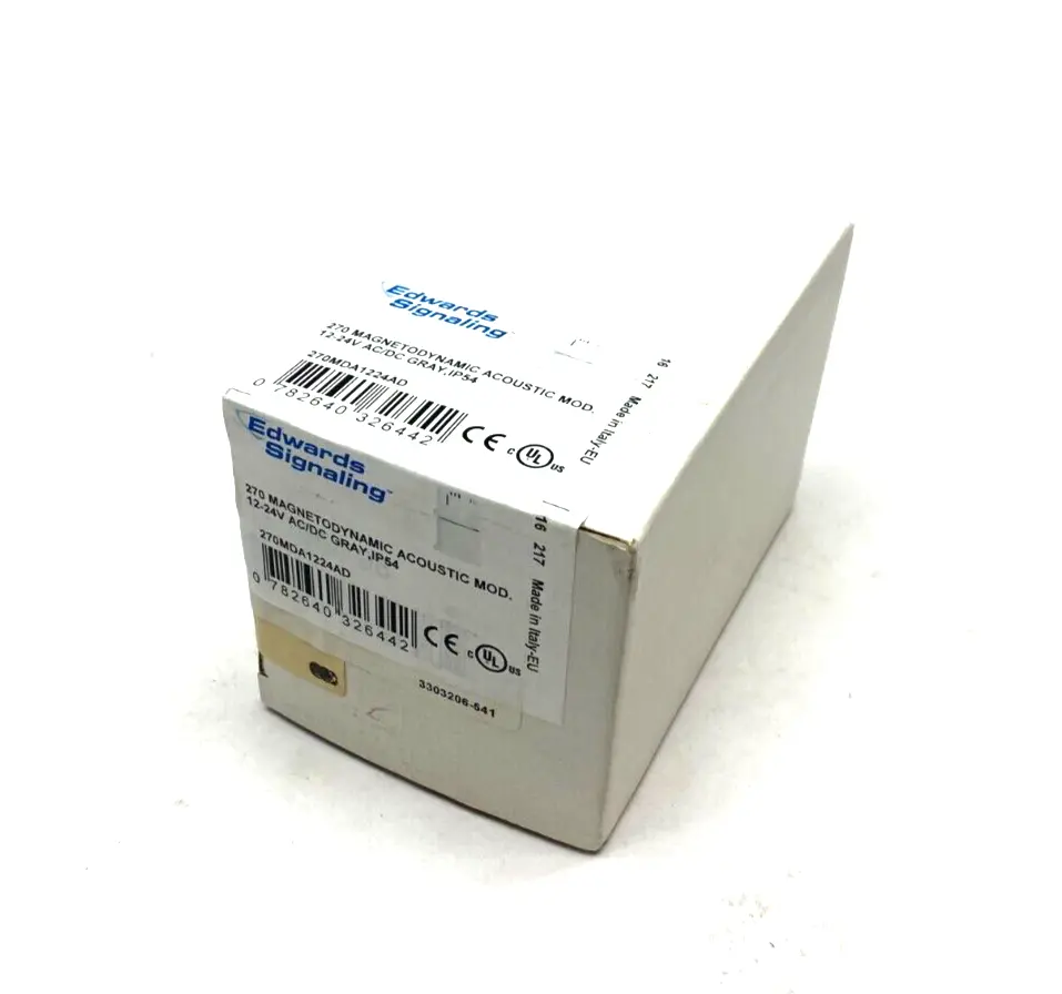 New | in-Stock Edwards Signaling Magnetodynamic Acoustic Module Gray IP54 12-24V Security & Surveillance Michigan US | Maverick Industrial Sales #1483180