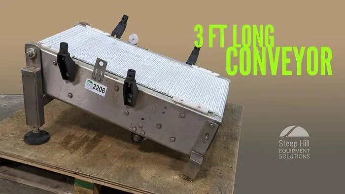 3' Long Incline Conveyor