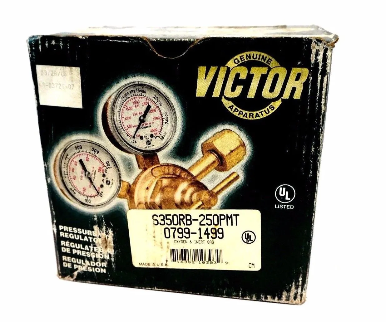 NEW VICTOR S350RB-250PMT PRESSURE REGULATOR 0799-1499 S350RB250PMT