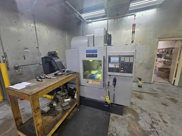 Used 2013 SHARP SV-2414SX Vertical Machining Centers Illinois US | Asset Exchange Corporation #908283