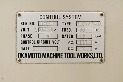 OKAMOTO ACC-12-24DX Reciprocating Surface Grinders | Westbrook Asset Management (6)