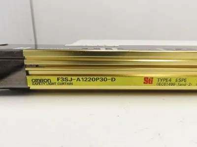 Omron Sti F3SJ-A1220P30-D Safety Light Curtain Receiver 1220mm Type 4