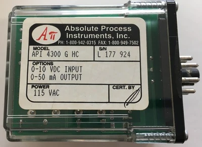NEW Absolute  Process Instruments API 4300 G HC