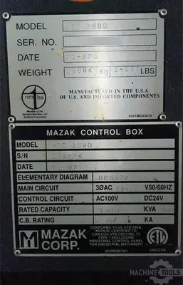 USED 2007 MAZAK VTC-250/50