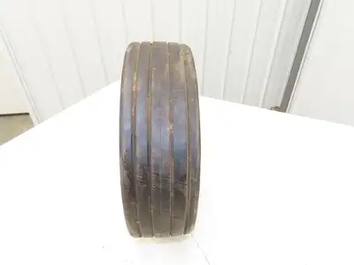 Millenium 4.00X8 Forklift Tire Resilient Solid Solver Black