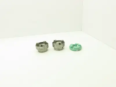 Magnaloy 400 Flex Coupling Hub Aluminum 1-5/8x1" Bore 	3/8x1/4" Keyways Set