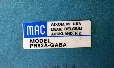 USED MAC VALVES 82A-AC-CKA-TM-DDAP-1DA
