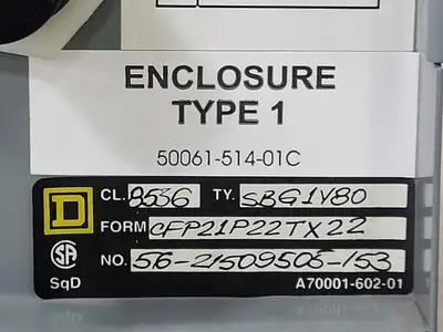 USED SQUARE D 8536