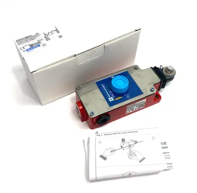 USED TELEMECANIQUE LATCHING EMERGENCY STOP TRIP WIRE SWITCH