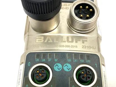 USED BALLUFF PROFINET HUB NETWORK I/O BLOCK