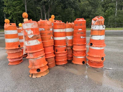 Used LARGE QUANTITY OF CONSTRUCTION BARRELS _UNKNOWN_ Misc Construction Attachements Michigan US | Miedema Asset Management Group #1410913