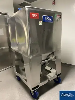 USED TOTE Systems 48" x 42" x 40" Tote Systems Stainless Steel Transfer Bins