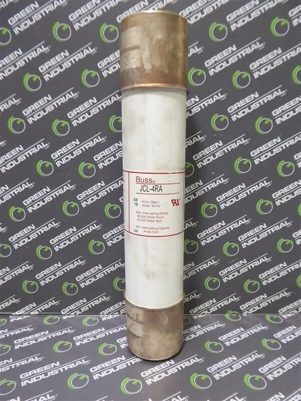 Cooper Bussmann JCL-4RA Current Limiting Fuse 5.08 KVAC Max. 130 Amps 60Hz Used