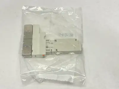 NEW SMC PNEUMATIC SOLENOID VALVE 5-PORT 24VDC