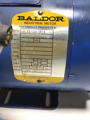 Baldor JL3513A-M15 Industrial Motor 1.5HP 1PH