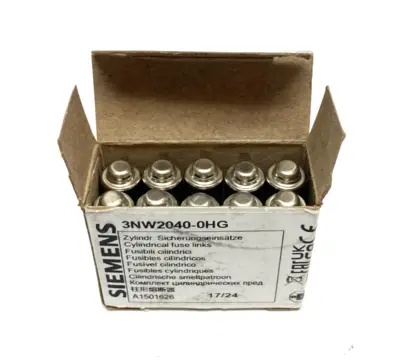 New | in-Stock SIEMENS SENTRON CYLINDRICAL FUSE, SLOW-BLOW, 4A Fuses | Maverick Industrial Sales #1103341