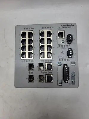 Used ALLEN-BRADLEY ALLEN BRADLEY STRATIX 2000 UNMANAGED ETHERNET SWITCH 1783-US8T SER A Network Switches | ND Industrial Surplus #1225454