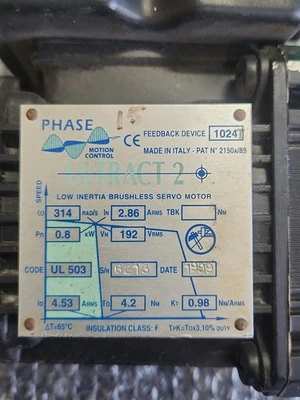 USED PHASE MOTION UL503