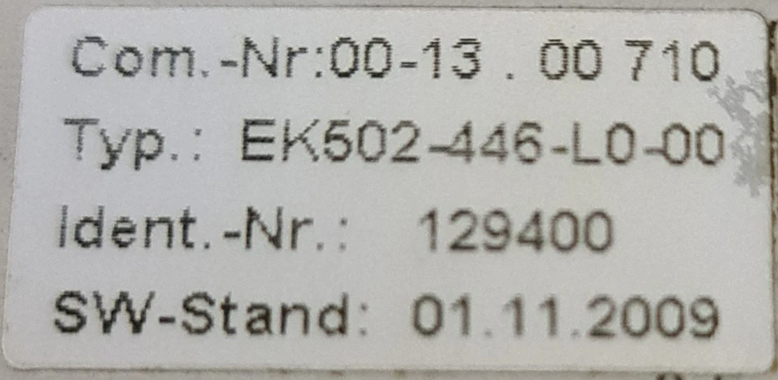 SAUTER EK502-446-L0-00 (REF T400)