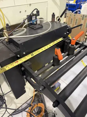 11.8" X .138" PA INDUSTRIES MODEL #PAK 350.4 SRF-12 COIL STRIP SERVO FEEDER & CONTROL : YOBRO #25105