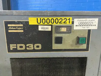Used 1991 ATLAS COPCO FD 30 Refrigerated Air Compressor Dryers Ohio US | HGR 24 #1460586