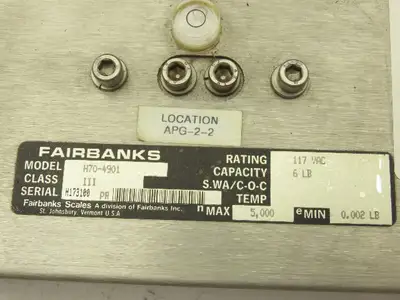 Fairbanks H70-4901 Stainless Digital Bench Scale 6Lb kg oz grams  -Needs Repair-