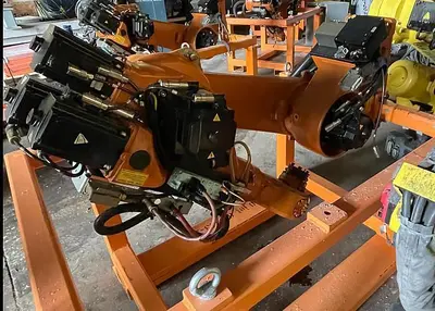 Used 2012 KUKA KR60 JET GANTRY ROBOT SYSTEM WITH KRC4 CONTROLLER Robots | Harbor Machinery Inc. #1283344
