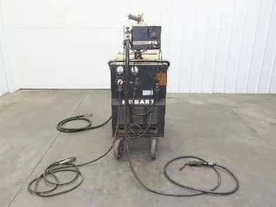 Hobart RC-301 Mig Welder 300 amp 120V Feeder 208/230/460 3PH With Cart Profax