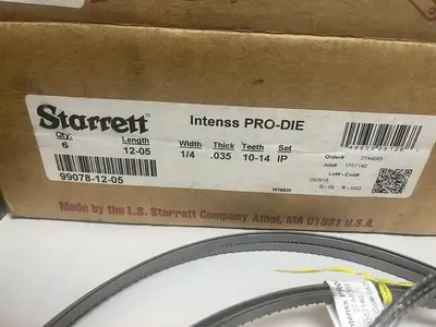 Used STARRETT 49659-08126 Saw Blades Ohio US | Surplus Asset Holdings #1246620