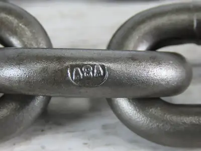 ACCO 90T4693 Double Basket Continuous Chain Sling 3/8" X 6'1" 18500Lb at 60°