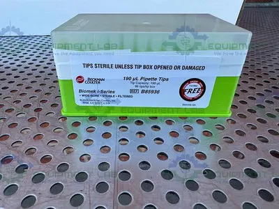 NEW BECKMAN B85936 BIOMEK I-SERIES PIPETTE TIPS 190ΜL STERILE FILTERED WIDE BORE