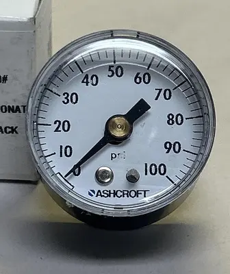 New | in-Stock ASHCROFT 15W1005H01B100 Universal Pressure Meters Ohio US | Surplus Asset Holdings #1245335