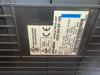 Mitsubishi Spindle Drive Unit - MDS-DH-SP-100 S/N: J3A7WG69Q3D