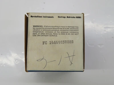 New | in-Stock MARSHALLTOWN _UNKNOWN_ Universal Pressure Meters Texas US | OCO Industrial #1785724