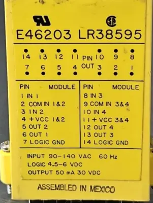 Crouzet Gordos IAC5Q E46203 LR38595 I/O Module loc4A14