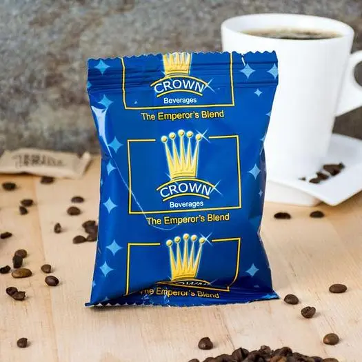 Crown Beverages Emperor's Blend Coffee - (80) 2 oz. Packets / Case