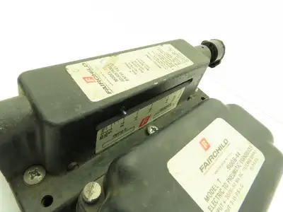Fairchild T-5100B-44V Electro Pneumatic Transducer Adj Ratio Relay 4-20/10-50MA