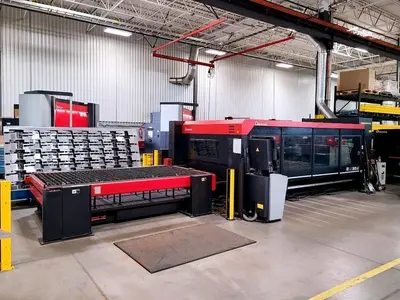 Used 2015 AMADA FOM2 3015 NT Laser Cutters Illinois US | Machine Factory Outlet #1263609