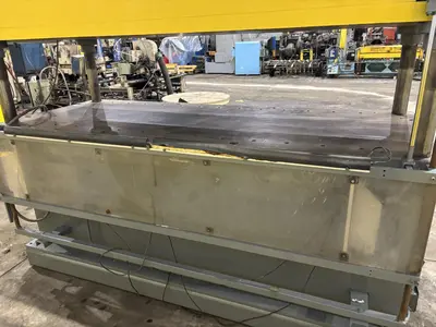 40 TON X 36" X 94" AIRAM 4 POST PNEUMATIC CUTOFF PRESS: STOCK #22485