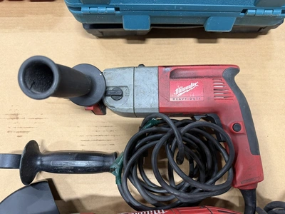 Lot of Milwaukee power tools, includes (1) Cat #6088-30, 120V, 6600 RPM, 7" / 9" grinder, and (1) Ca...