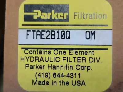 NEW PARKER FILTRATION FTAE2B10Q