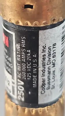 Bussmann FRN-R-3 1/2 Time Delay Fuse 3.5A 250V Loc4B27