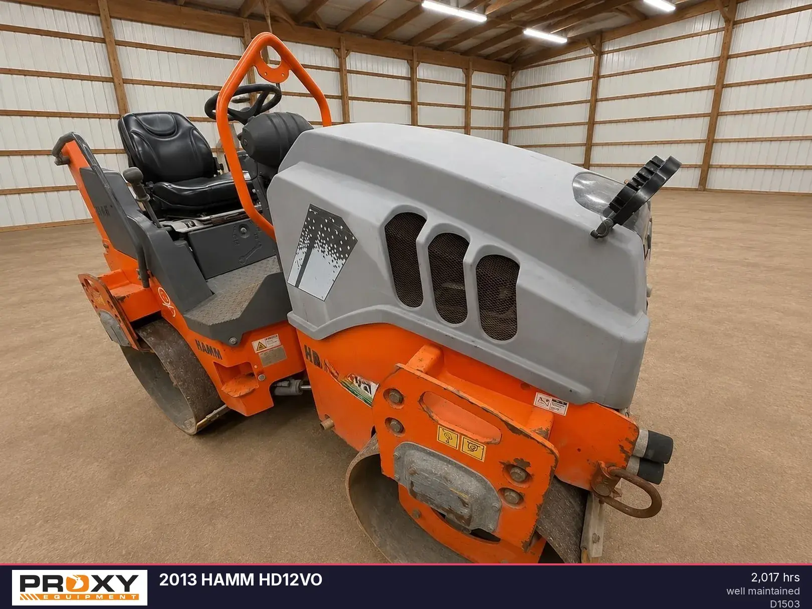 Used 2013 HAMM HD12VO Tandem Rollers Ohio US | Proxy Equipment #1426043