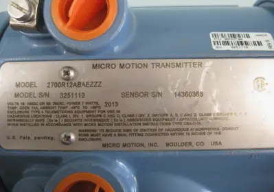 NEW Micro Motion 2700 R12 AB AEZZZ