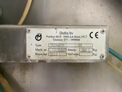 USED 2013 DOFRA PEPPER CORER 20044631