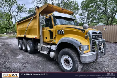 Used 2016 MACK GRANITE GU713 Dump trucks Pennsylvania US | Proxy Equipment #1377963