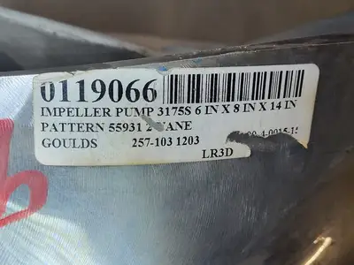 Used GOULDS 257-103-1203 Parts (Hydraulics and Pneumatics) British Columbia CA | Lenmark #257062