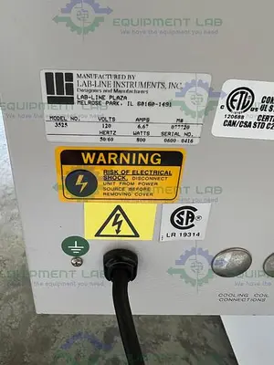 USED LAB LINE INSTRUMENTS 3525 INCUBATOR SHAKER  1" ORBIT